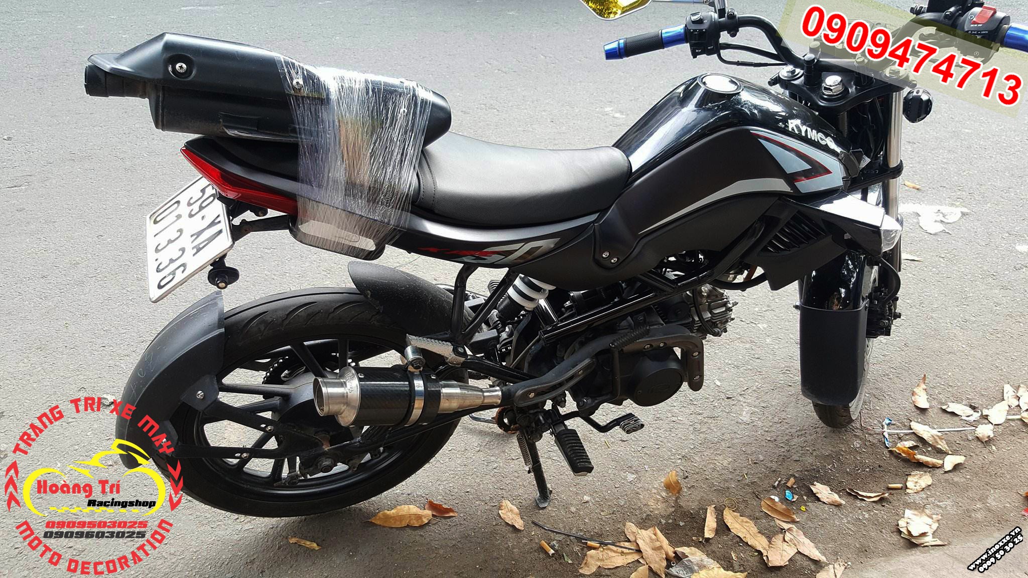Pô Leovince lắp xe Kymco K-Pipe 2017